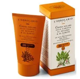 Crema Solare Carota Sesamo Karite Spf30 125 Ml