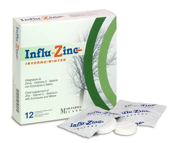 INFLU-ZINC INVERNO 12 COMPRESSE EFFERVESCENTI