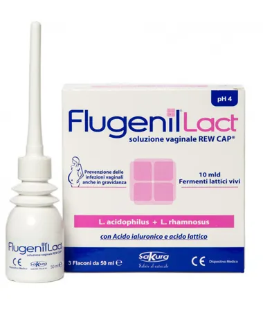 FLUGENIL LACT SOLUZIONE VAGINALE INTERNA A BASE DI FERMENTI LATTICI 3 FLACONI DA 50 ML