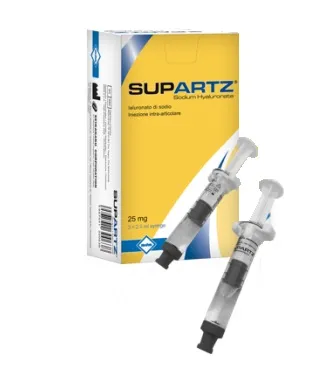 Siringa Intra-articolare Supartz Acido Ialuronico 10 Mg 2,5 Ml 3 Pezzi