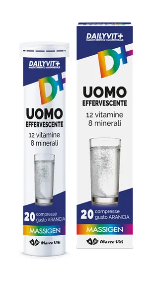 MASS DAILYVIT UOMO EFFERVESCENTE 20 COMPRESSE