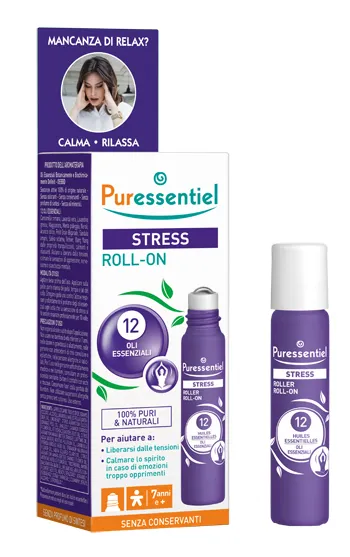 Puressentiel Roller Sos Stress 12 Oli Essenziali 5 Ml