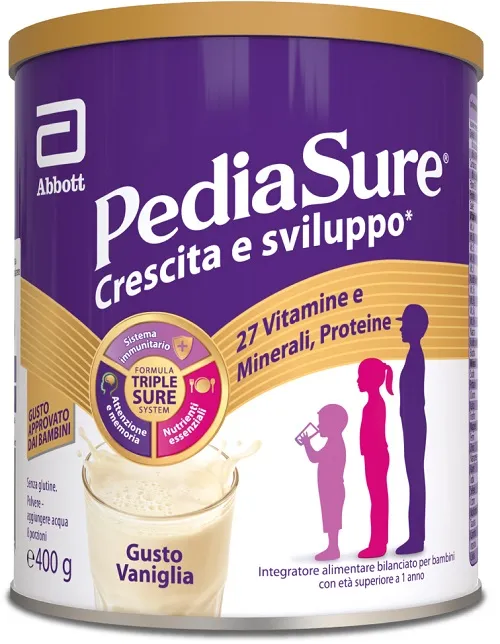 Pediasure Crescita&sviluppo Rinforza Vaniglia 400 G