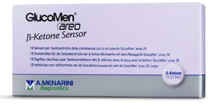 STRISCE GLUCOMEN AREO B-KETONE SENSOR PER ANALISI DEL BETA-IDROSSIBUTIRRATO 10 PEZZI