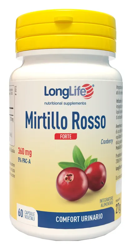 Longlife Mirtillo Rosso Forte 60 Capsule