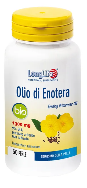 Longlife Olio Enotera Bio 1300 Mg 50 Perle