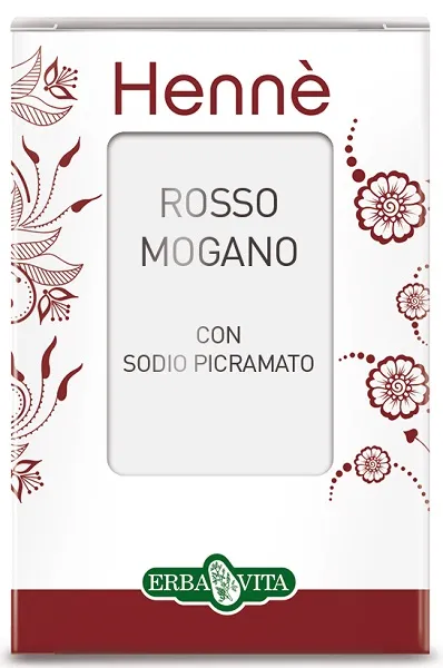 Henne Colorante Capelli Rosso Mogano 100 G