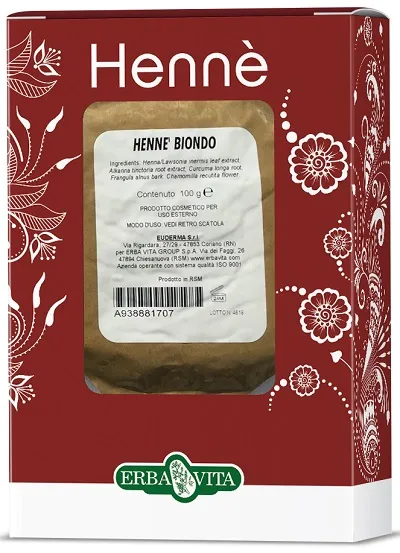 HENNE COLORANTE CAPELLI BIONDO 100 G