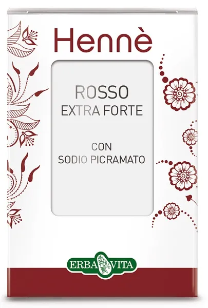 Henne Colorante Capelli Rosso Naturale Extra Forte