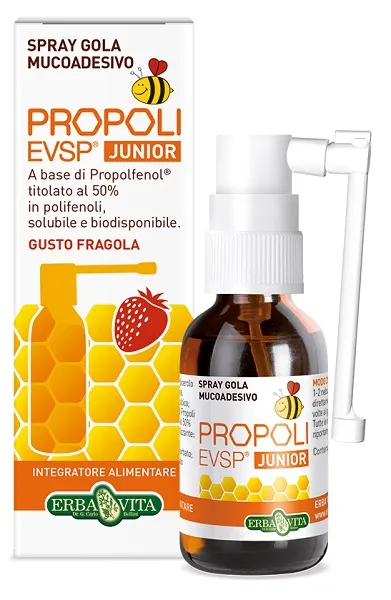 PROPOLI EVSP SPRAY GOLA MUCOADESIVO JUNIOR GUSTO FRAGOLA