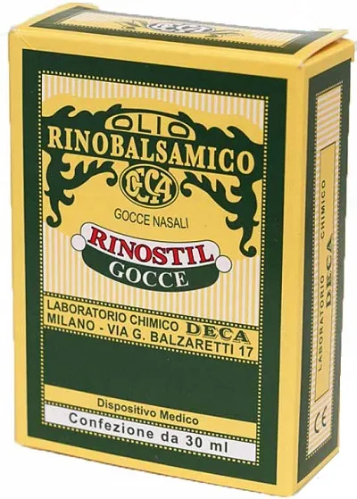 Rinostil Gocce Nasali Flacone 30ml Olio Rinobalsamico Per Laprotezione Della Mucosa Nasale E La Pulizia Delle Fosse Nasali