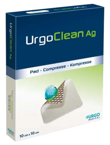 URGOCLEAN AG/SILVER 6 X 6 CM 5 PEZZI