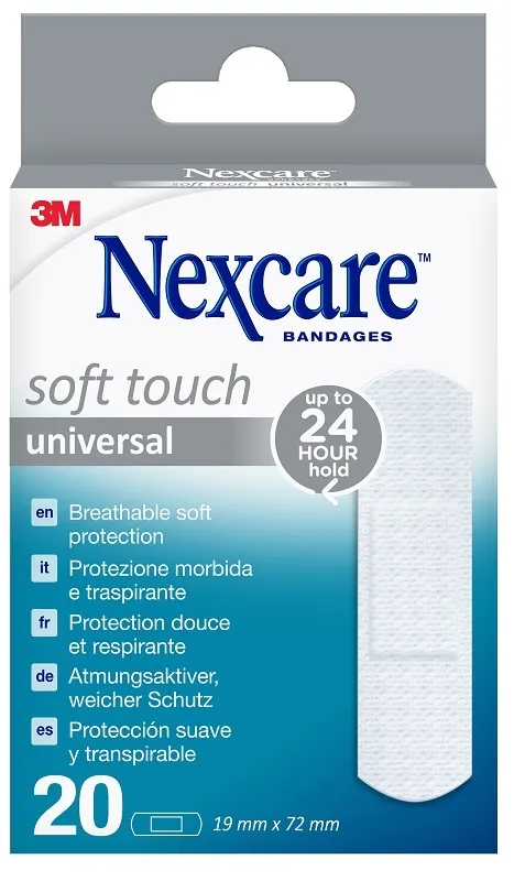 Cerotto Nexcare Soft 19x72 Mm 20 Pezzi