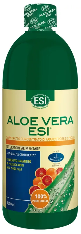 Esi Aloe Succo Arancia Rossa 1000 Ml