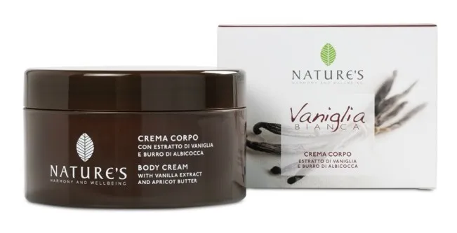 Natures Vaniglia Bianca Crema Corpo 100 Ml