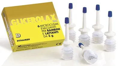 Glicerolax Bambini E Lattanti Microclismi Evacuanti 6 Pezzi X 3 G Contiene Amido Di Riso