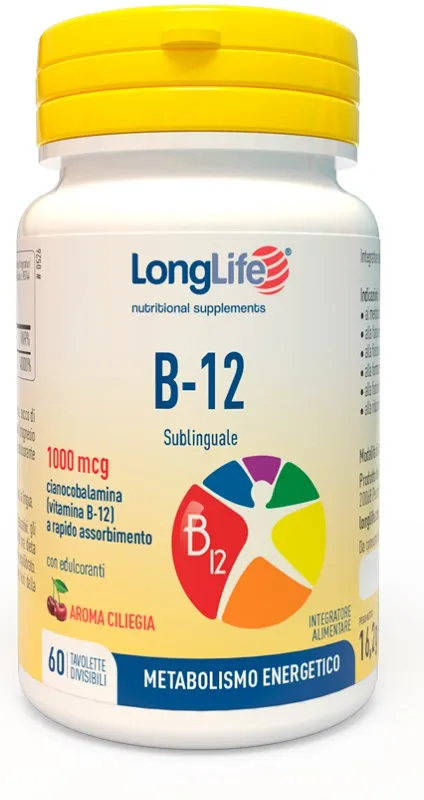 Longlife B12 1000 Mcg 60 Compresse