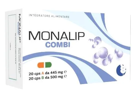 MONALIP COMBI 20 CAPSULE A 445 MG + 20 CAPSULE B 500 MG