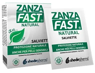 Zanzafast Natural Salviette 10 Pezzi