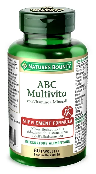 ABC MULTIVITA 60 TAVOLETTE