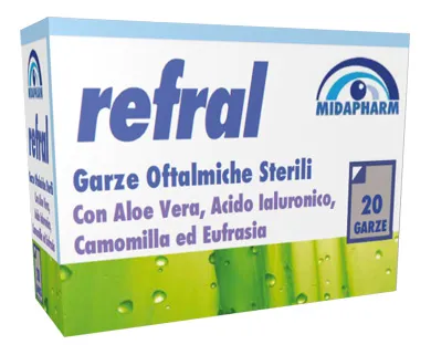 REFRAL GARZE PERIOCULARI 20 PEZZI