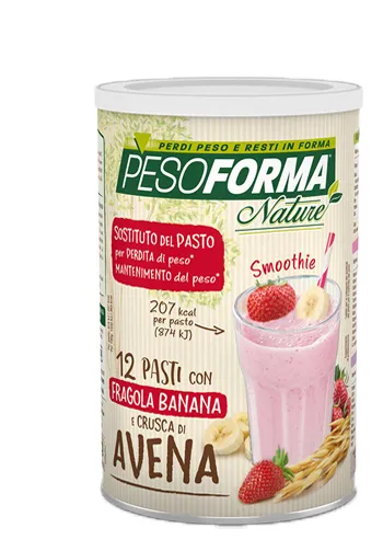 PESOFORMA NATURE SMOOTHIE FRAGOLA BANANA POLVERE 420 G