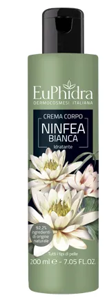 Euphidra Crema Corpo Idratante Ninfea In Flacone Con Etichetta