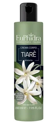 Euphidra Crema Corpo Idratante Tiare' In Flacone Con Etichetta