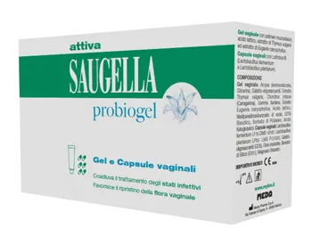 SAUGELLA ATTIVA PROBIOGEL COFANETTO GEL VAGINALE 30 ML + 6 CAPSULE VAGINALI