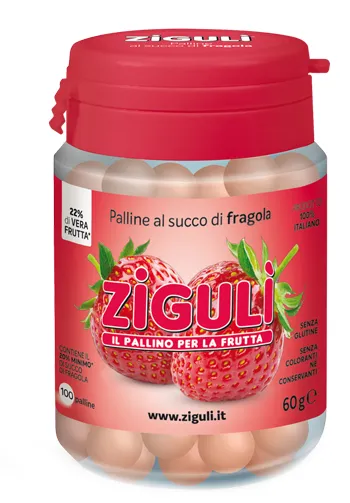 ZIGULI FRAGOLA 100 PALLINE 60 G