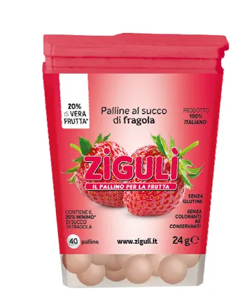 ZIGULI FRAGOLA 40 PALLINE 24 G