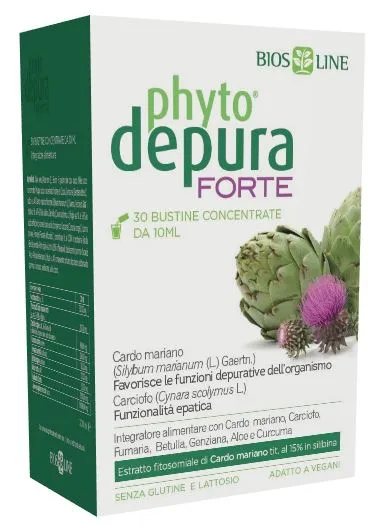 Phytodepura Forte Concentrato 30 Bustine Da 10 Ml