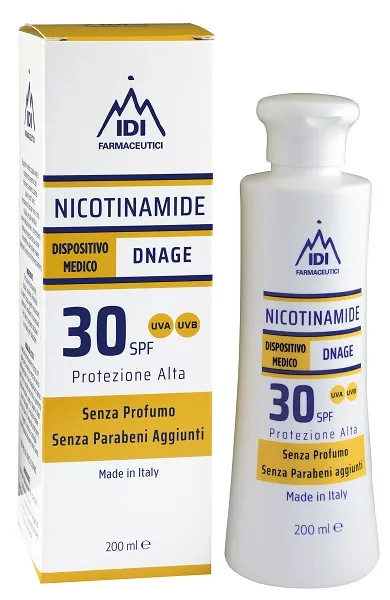 Nicotinamide Dnage 30spf Protezione Alta 200 Ml