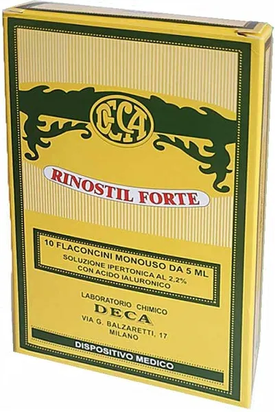 Rinostil Forte Soluzione Ipertonica 10 Flaconcini Monouso Da 5 Ml