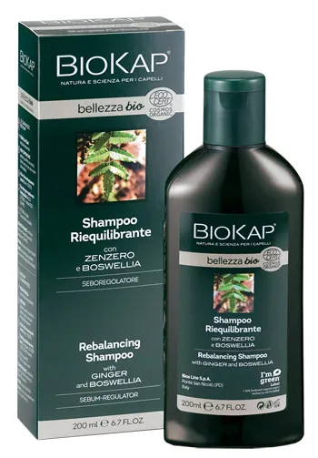 Biokap Bellezza Bio Shampoo Riequilibrante Cosmos Ecocert 200 Ml