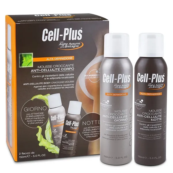 Cell-plus Alta Definizione Mousse Croccante Giorno E Notte Edizione Limitata 150 Ml X 2