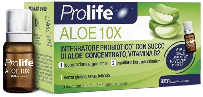 Prolife Aloe 10 Flaconcini Da 8 Ml