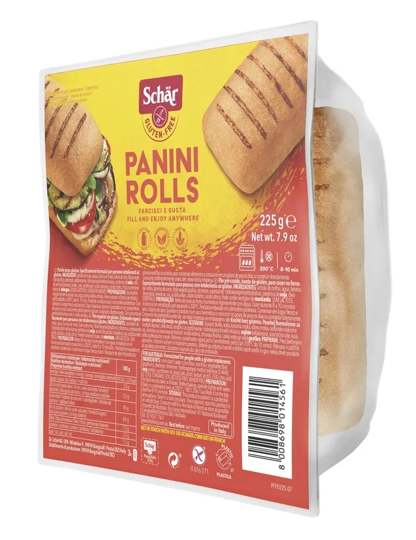 SCHAR PANINI ROLLS 3 X 75 G