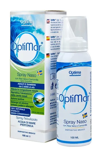 Optimar Spray Naso Aloe Camomilla 100 Ml