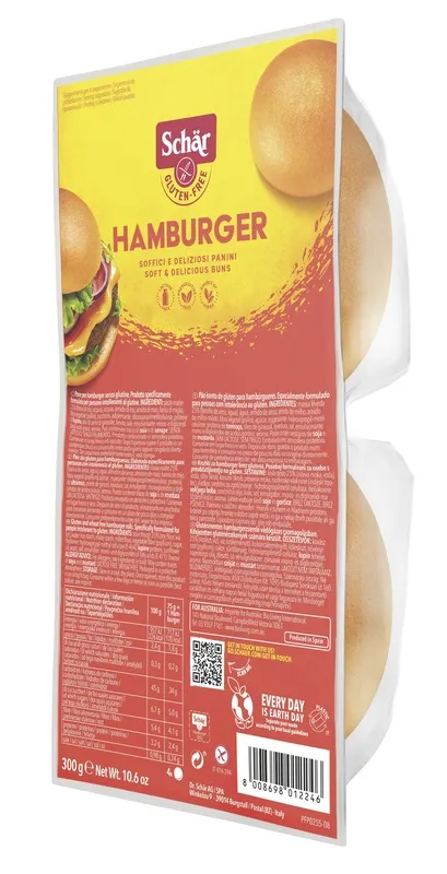 SCHAR PANINI HAMBURGER 4X75G