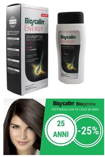 BIOSCALIN ENERGY SHAMPOO RINFORZANTE PRIMAVERA 200 ML