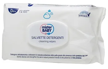 Mister Baby Salviette Detergenti 72 Pezzi