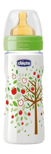 Chicco Biberon Well Being In Polipropilene Unisex Da 330 Ml Fast Lattice Ita