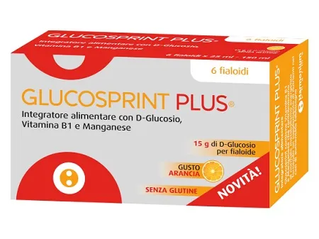 GLUCOSPRINT PLUS ARANCIA 6 FIALOIDI DA 25 ML