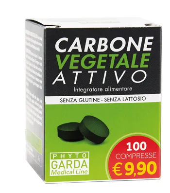 Phyto Garda Carbone Vegetale Attivo Pg Integratore Alimentare 100 Compresse