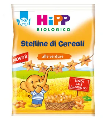 HIPP BIOLOGICO STELLINE CEREALI/VERDURA 30 G