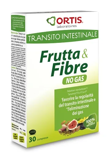 FRUTTA E FIBRE NO GAS 30 COMPRESSE