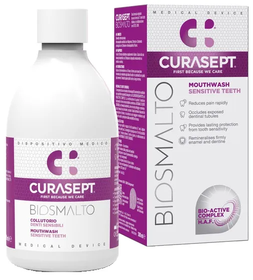 Curasept Biosmalto Collutorio Denti Sensibili 300 Ml