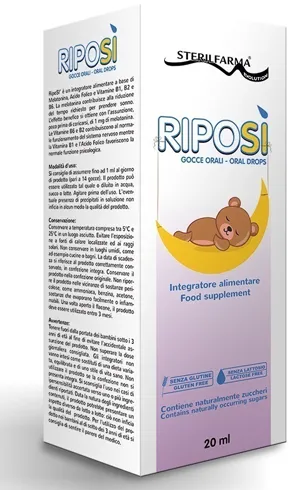 RIPOSI' GOCCE ORALI 20 ML