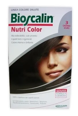 BIOSCALIN NUTRI COLOR 3 CASTANO SCURO SINCROB 124 ML